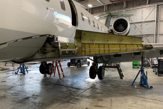 Photo of aircraft in primer